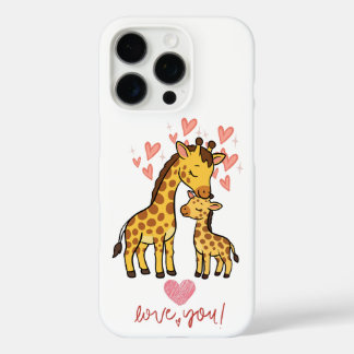 Süße Giraffenmutter und Baby Lo iPhone 16 Pro Hülle