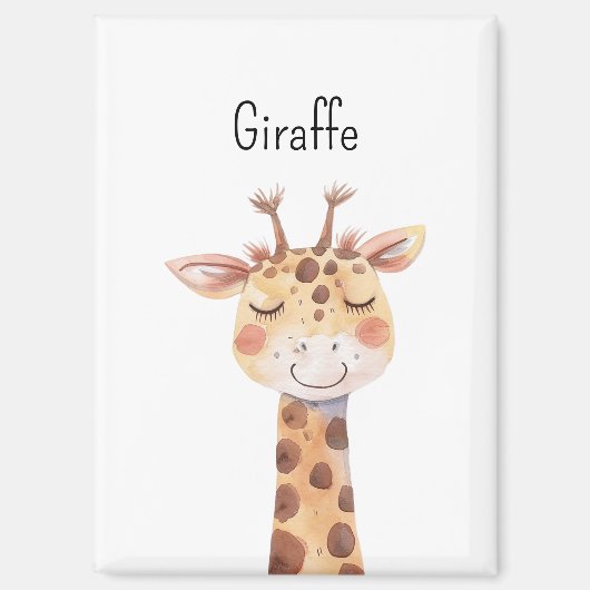 Süße Giraffentiere Magnet (Vorderseite)