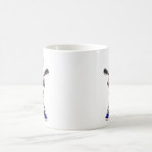 Süße Gitarren-Felsenmaus-Musikfigur Kaffeetasse (Mittel)
