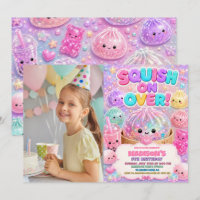 Süße Glitter-Food-Squishies-Geburtstagsfeier-Foto