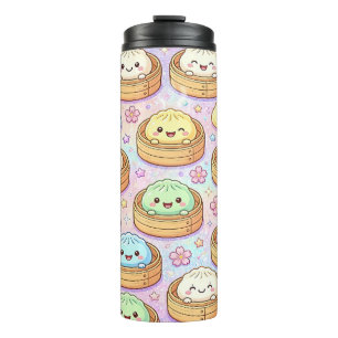 Süße Glitter-Kawaii-Klöße Thermosbecher