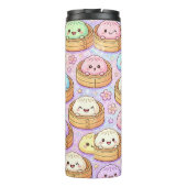 Süße Glitter-Kawaii-Klöße Thermosbecher (Rückseite)