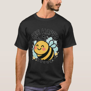 Süße glückliche Cartoon-Biene T-Shirt