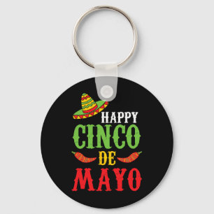 Süße glückliche Cinco De Mayo Sombrero Paprika 5.  Schlüsselanhänger