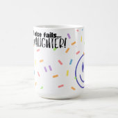 Süße glückliche Lach-Tasse Kaffeetasse (Mittel)