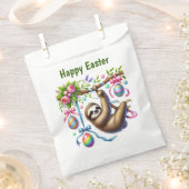 Süße glückliche Osterfaultier Geschenktütchen (Ausgeschnitten)