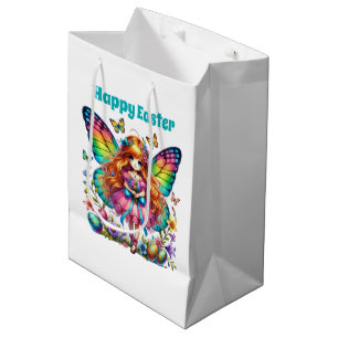 Süße glückliche Osterglücksfee Mittel Mittlere Geschenktüte