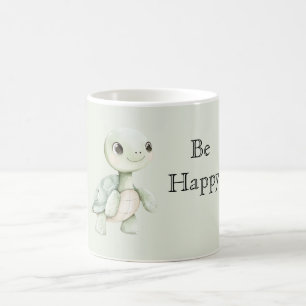 Süße glückliche Schildkröte Kaffeetasse