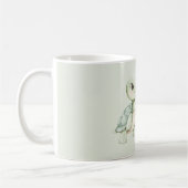 Süße glückliche Schildkröte Kaffeetasse (Links)