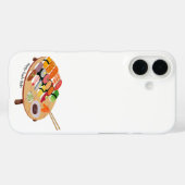 Süße glückliche Sushi-Platte iPhone 16 Hülle (Rückseite (Horizontal))
