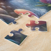 Süße glückliche weiße Elefant-Puzzles Puzzle (Seite)