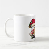 Süße Gnom-Lebkuchen-Weihnachtsgrüße Kaffeetasse (Links)