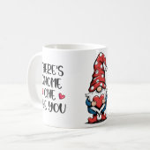 Süße Gnom-Valentins-Tasse Kaffeetasse (Vorderseite Links)