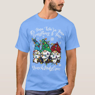 Süße Gnome Alles ist in Ordnung Weihnachts-Mittage T-Shirt