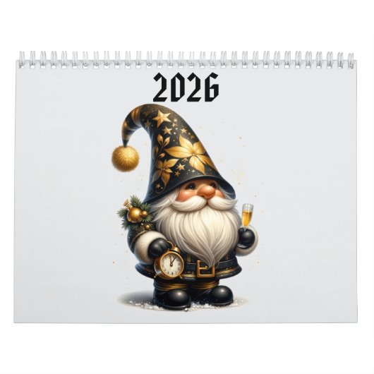 süße Gnome Kalender (Titelbild)