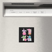 Süße Gnome Premium Tri-Blend  Magnet (In Situ (Geschirrspüler))