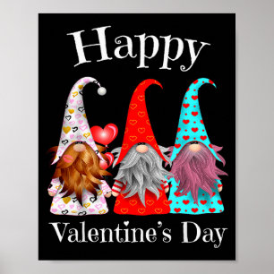 Süße Gnome Valentinsgeschenk Paar passend _1  Poster