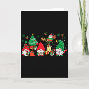 Süße Gnome Weihnachten Santa Claus Gnom Weihnachte Karte