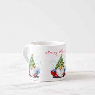 Süße Gnome Weihnachts-Espresso-Tasse Espressotasse