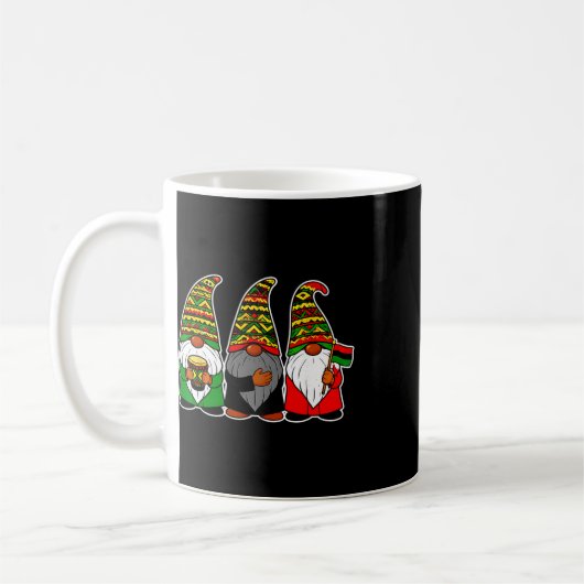 Süße Gnome zum Schwarzen Geschichtsmonat Afroameri Kaffeetasse (Links)