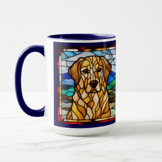 Süße Golden Retriever Kaffeetasse (Links)