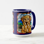 Süße Golden Retriever Kaffeetasse (VorderseiteRechts)
