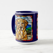 Süße Golden Retriever Kaffeetasse (Vorderseite Links)