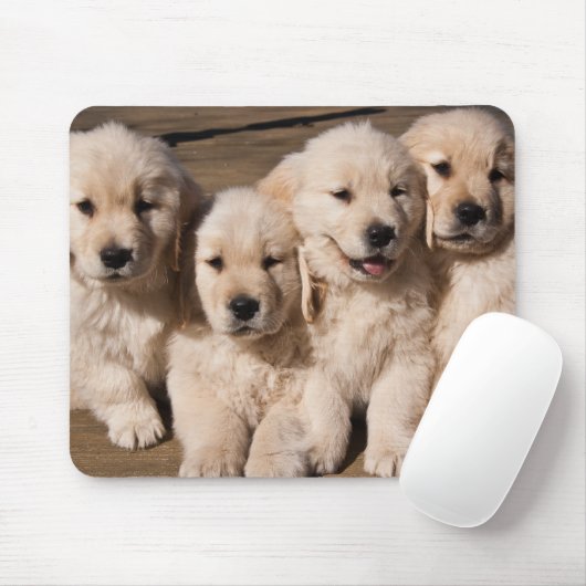 Süße golden retriever-Welpen Mousepad (Mit Mouse)