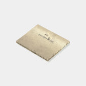 Süße goldene Libelle Post-it Klebezettel (angewinkelt)