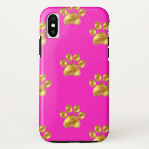 Süße goldene Pfoten Case-Mate iPhone Hülle