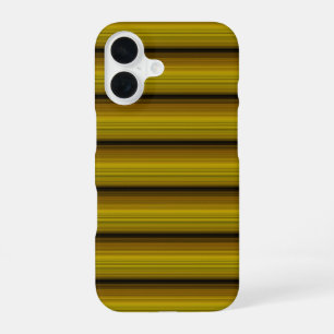 Süße goldene schwarze Streifen iPhone 16 Hülle
