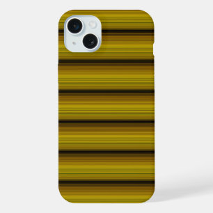 Süße goldene schwarze Streifen iPhone 15 Plus Hülle
