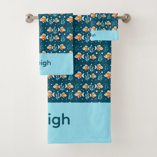 Süße Goldfisch Handtuch Badhandtuch Set (Insitu)