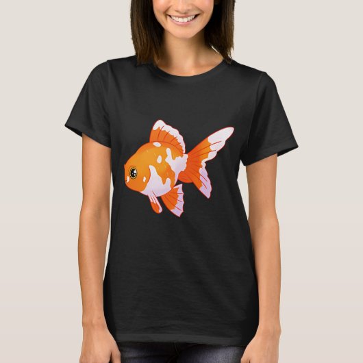 Süße Goldfisch-Kunst T-Shirt (Vorderseite)