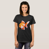Süße Goldfisch-Kunst T-Shirt (Vorne ganz)