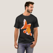 Süße Goldfisch-Kunst T-Shirt (Vorne ganz)