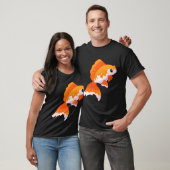 Süße Goldfisch-Kunst T-Shirt (Unisex)