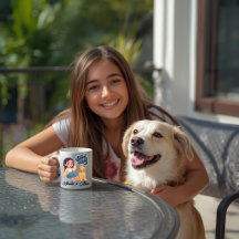 Süße "Good Vibes" Team Personalisierte Tasse