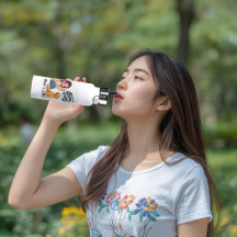 Süße „Good Vibes“ Team Personalisierte Wasserflasc