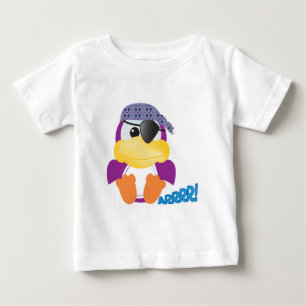 Süße Goofkins lila Piratenente Baby T-shirt