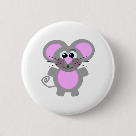 Süße Goofkins-Maus Button (Vorderseite)