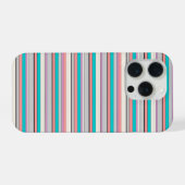 Süße graue aqua Streifen iPhone Hülle (Rückseite (Horizontal))