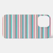 Süße graue aqua Streifen iPhone Hülle (Rückseite (Horizontal))