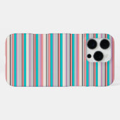 Süße graue aqua Streifen iPhone Hülle (Rückseite (Horizontal))