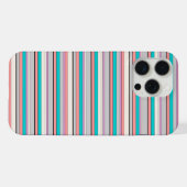 Süße graue aqua Streifen iPhone Hülle (Rückseite (Horizontal))