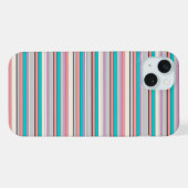 Süße graue aqua Streifen iPhone Hülle (Rückseite (Horizontal))