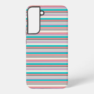 Süße graue aqua Streifen Samsung Galaxy Hülle
