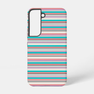 Süße graue aqua Streifen Samsung Galaxy Hülle