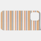 Süße graue braune Streifen Case-Mate iPhone Hülle (Rückseite (Horizontal))