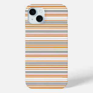Süße graue braune Streifen Case-Mate iPhone Hülle